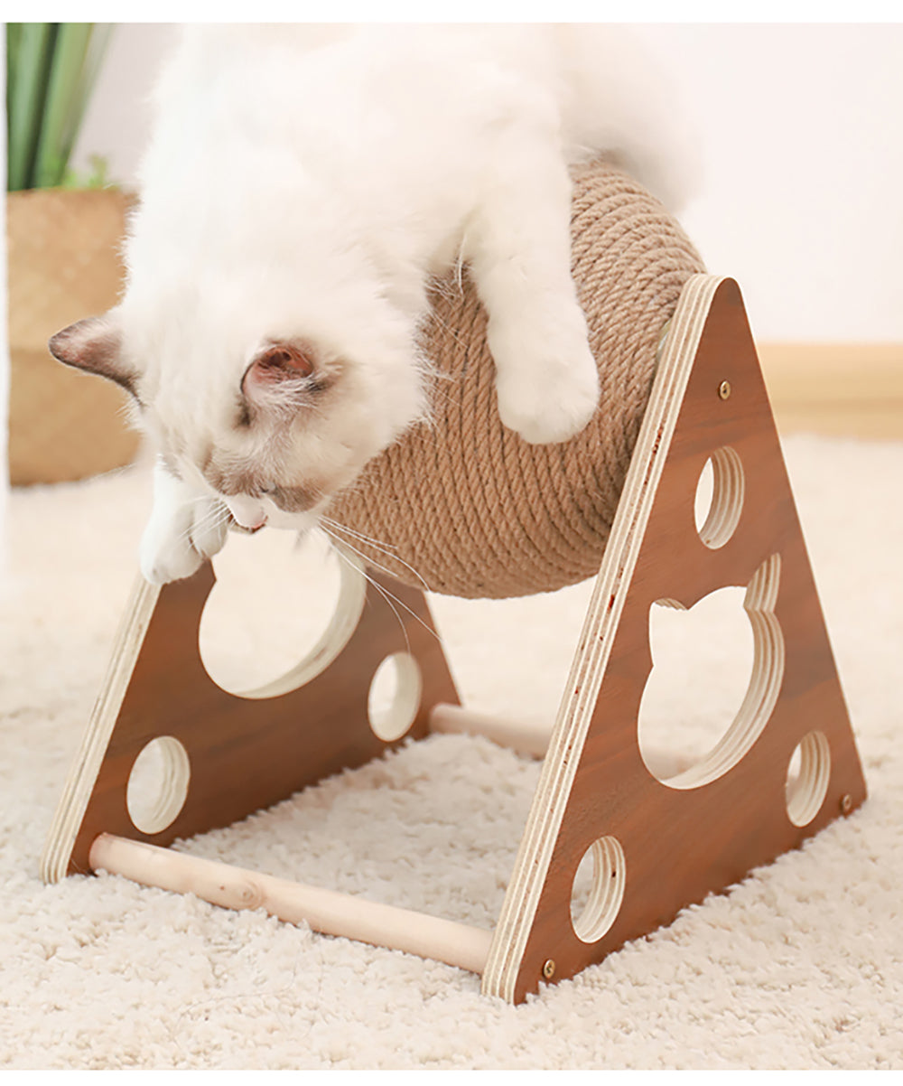 AlphaPick Cat Scratcher Toy, Natural Sisal Cat Scratching Ball