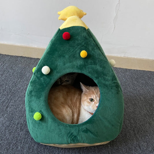 AlphaPick  Christmas Tree Cat House Dog House