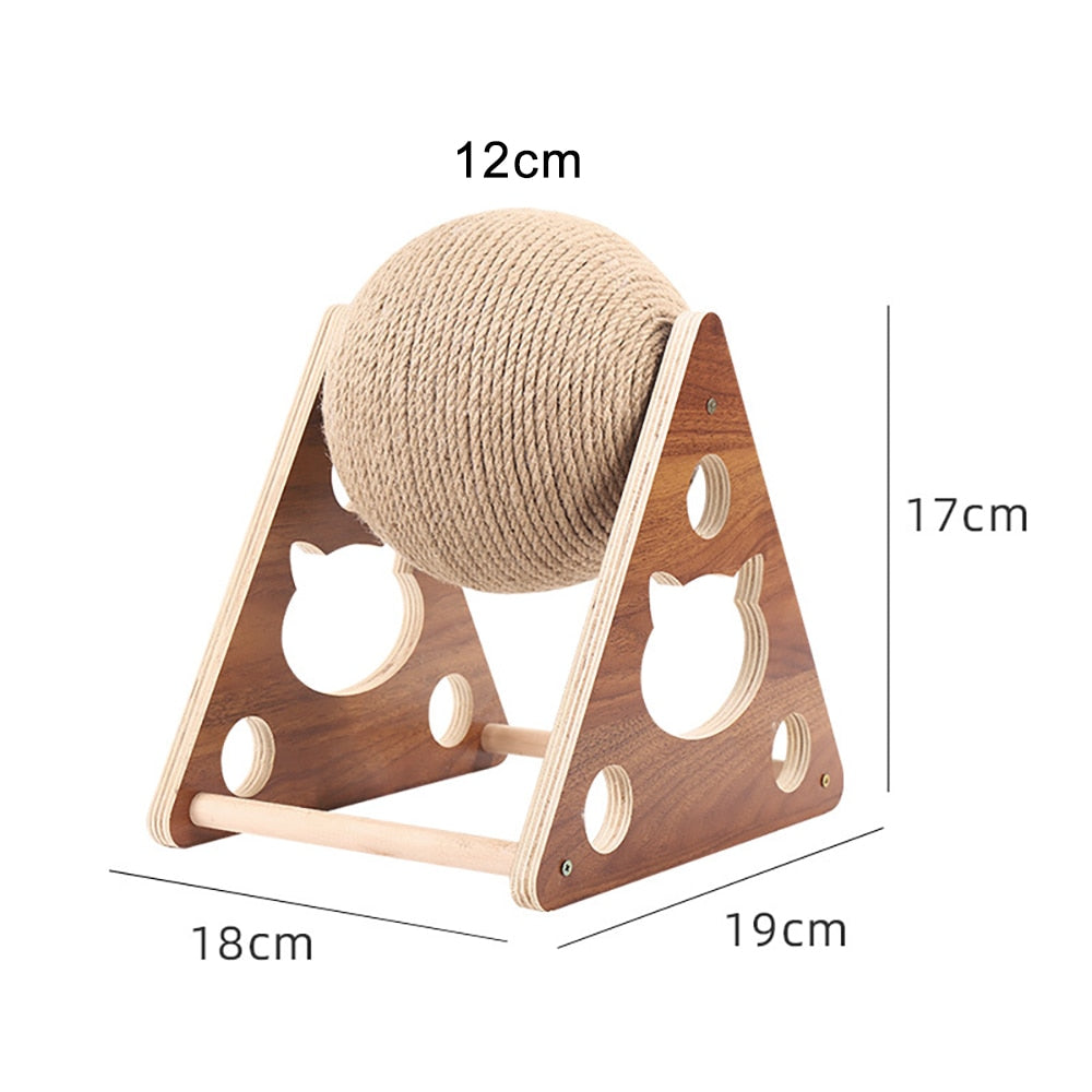 AlphaPick Cat Scratcher Toy, Natural Sisal Cat Scratching Ball