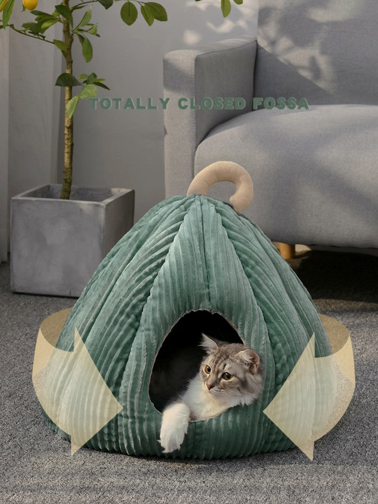 Alphapick Bedsure Cat Bed for Indoor Cats, Cat Houses Christmas