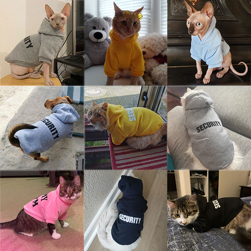 AlphaPick Pet Cat Coats Jacket Hoodies For Cats Outfit Warm Pet Clothing For Small Dogs