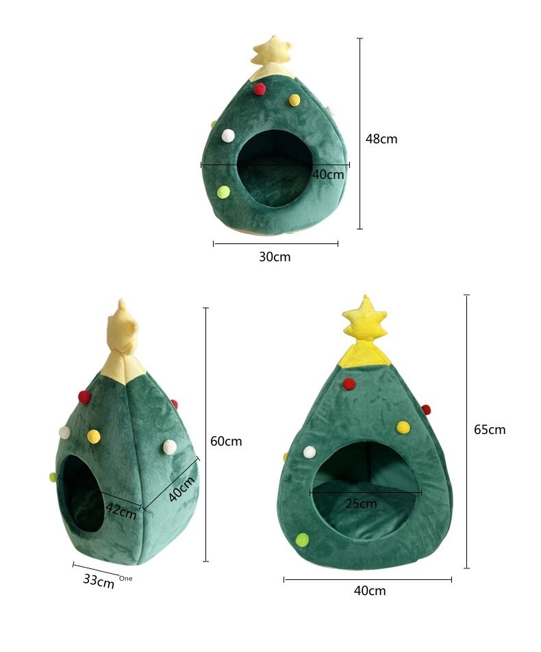 AlphaPick  Christmas Tree Cat House Dog House