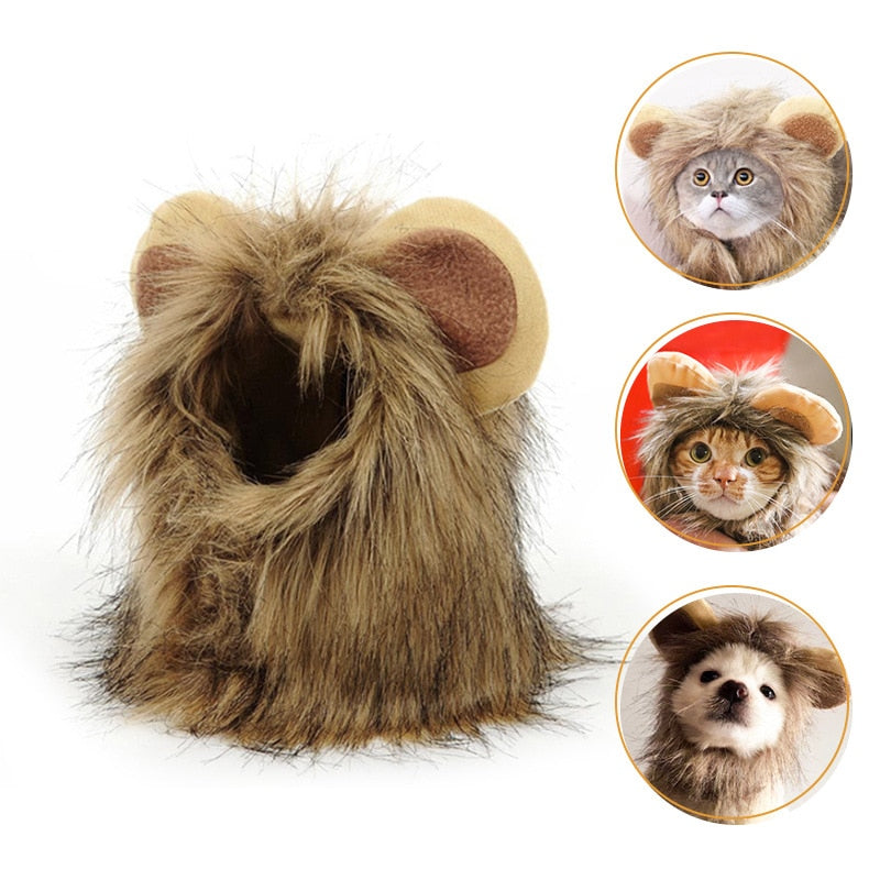 AlphaPick Cute Lion Mane Costume for Cat