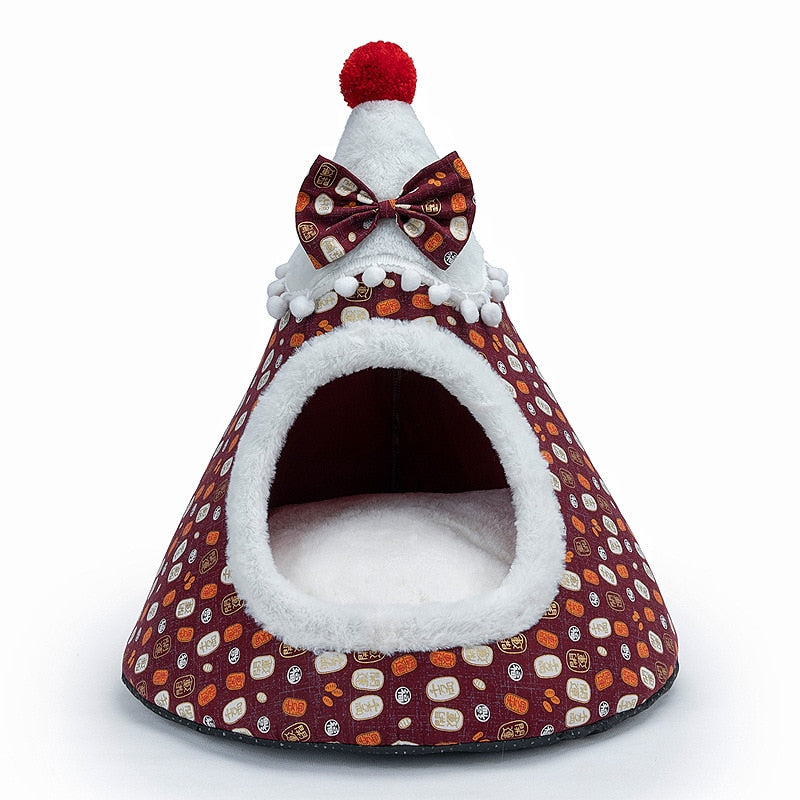 Alphapick Christmas Pet Beds For Dogs Luxury Indoor Puppy House