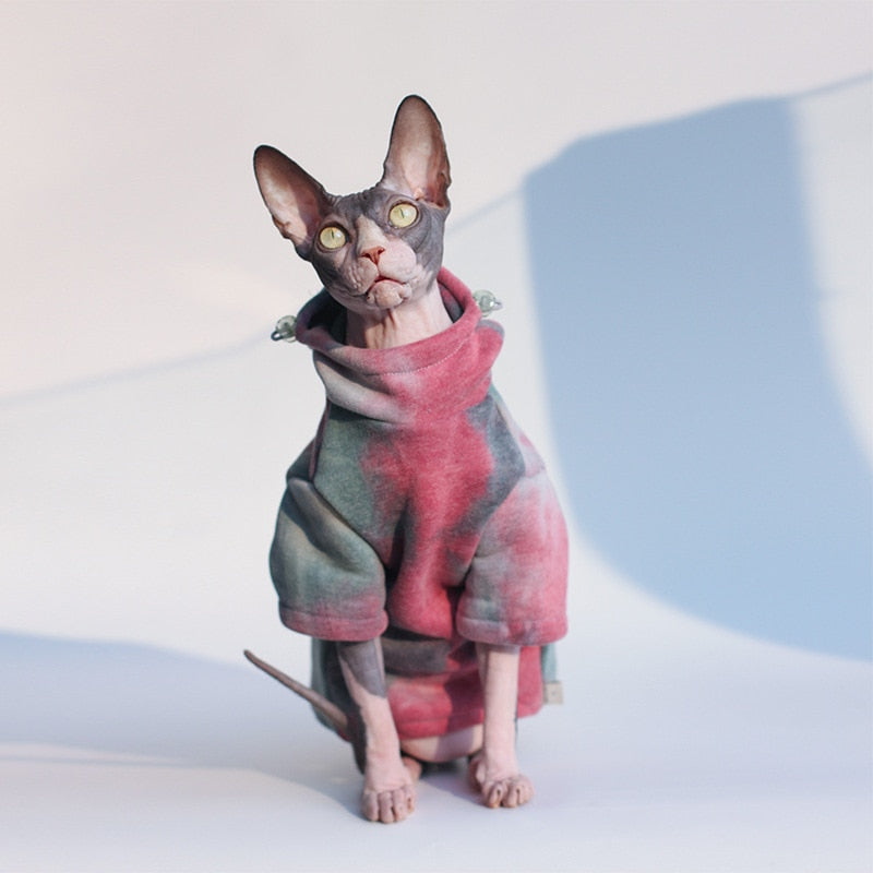 AlphaPick Exclusive Design Sphynx Hairless Cat Clothes Devon Rex Clothing Autumn Winter